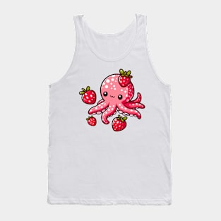 cute octo-berry pink Tank Top